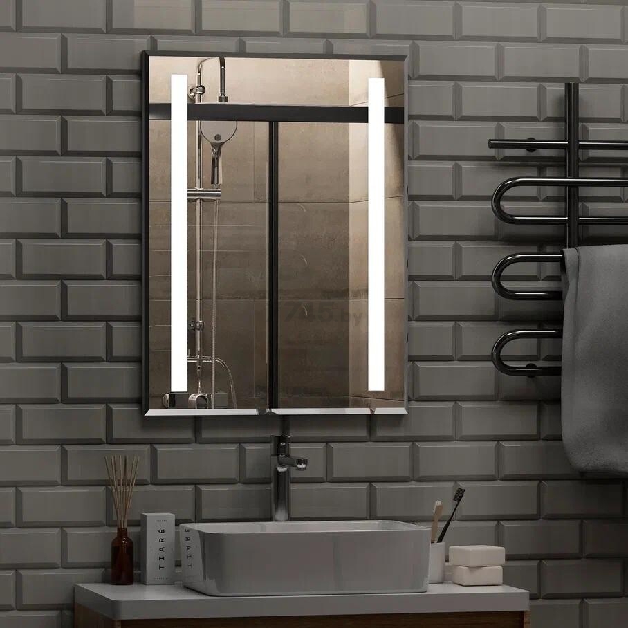 Зеркало для ванной с подсветкой КОНТИНЕНТ Асти Люкс LED 600х800 (ЗЛП151) - Фото 12