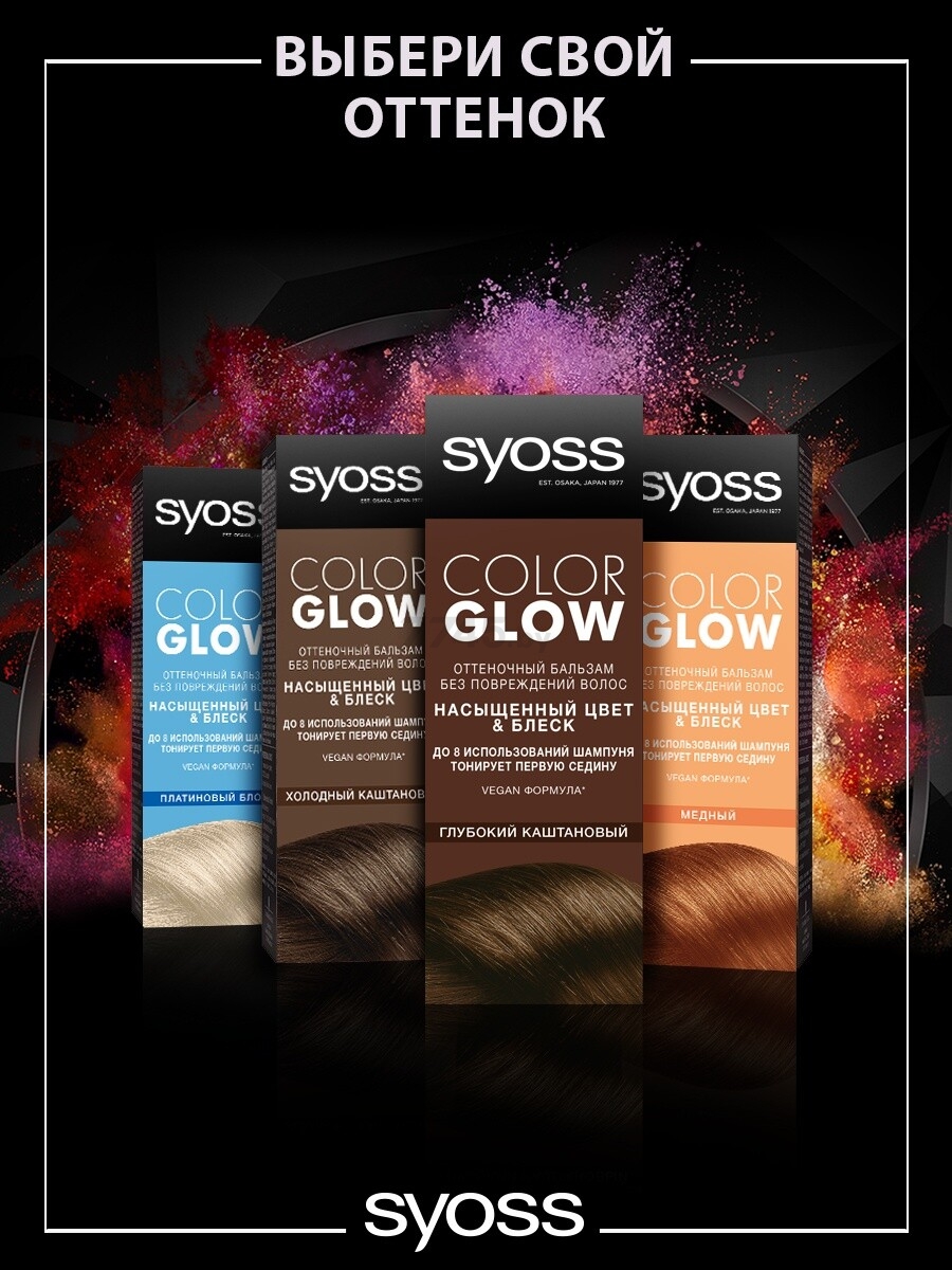 Бальзам оттеночный SYOSS Color Glow платиновый блонд (4015100737073) - Фото 10