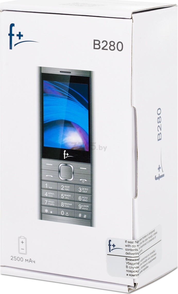 Мобильный телефон F+ B280 серый (B280 DARK GREY) - Фото 7