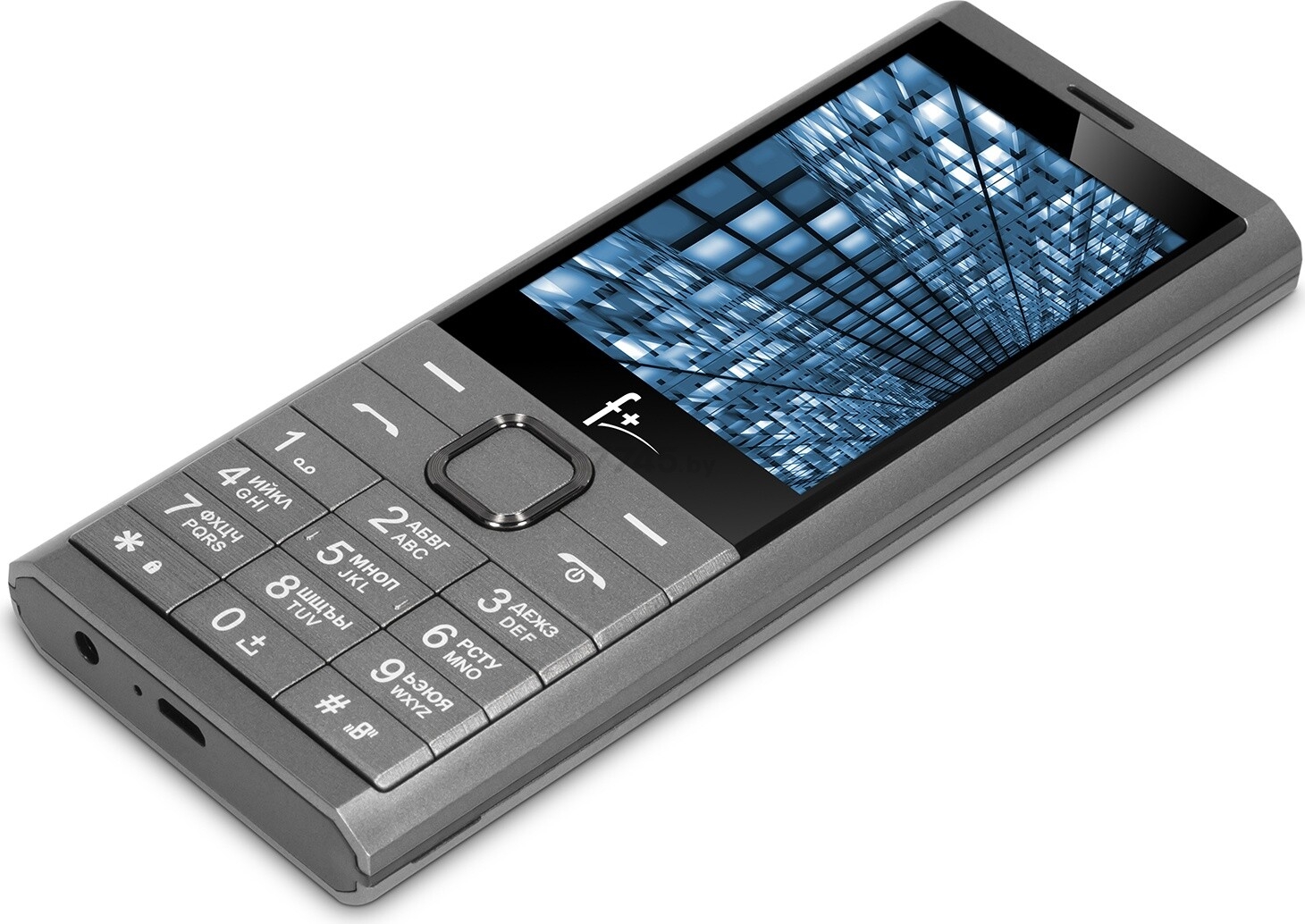 Мобильный телефон F+ B280 серый (B280 DARK GREY) - Фото 4
