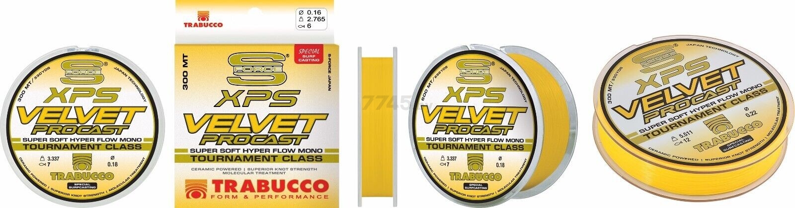 Леска монофильная TRABUCCO S-Force XPS Velvet Pro Cast 0,28 мм/300 м (052-15-280) - Фото 2