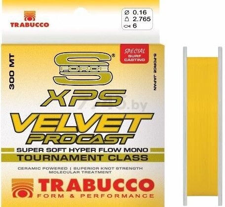 Леска монофильная TRABUCCO S-Force XPS Velvet Pro Cast 0,28 мм/300 м (052-15-280)