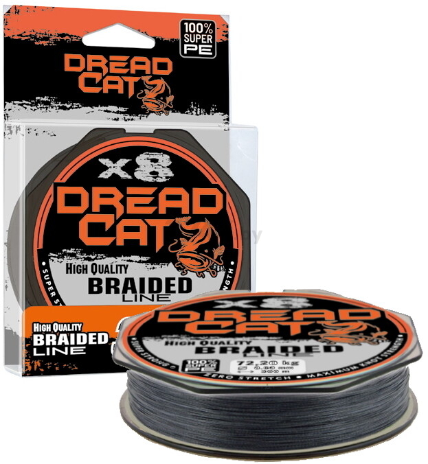 Леска плетеная KONGER Dread Cat X8 Black 0,50 мм/300 м (865000090)