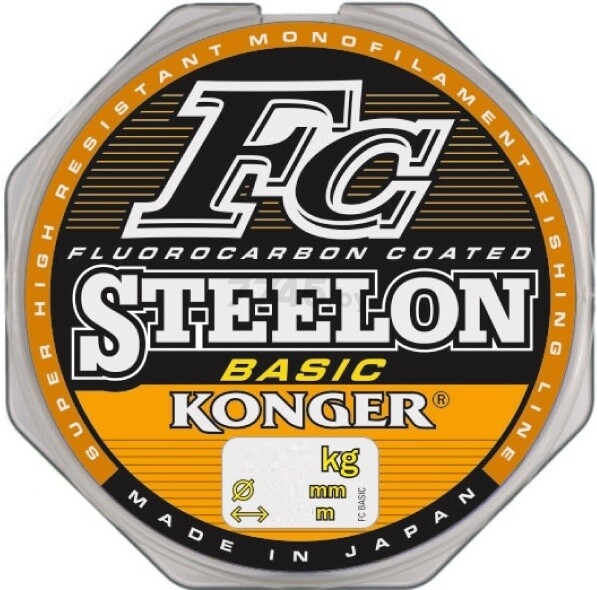 Леска монофильная KONGER Steelon FC-1 Basic 0,25 мм/30 м (232030025)