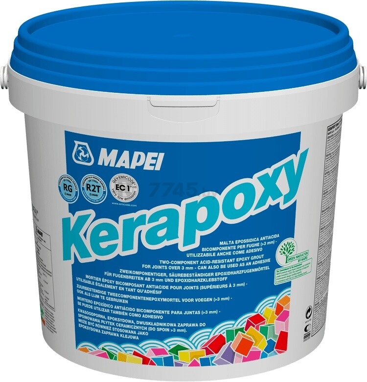Фуга эпоксидная MAPEI Kerapoxy 100 белая 2 кг (4510002)