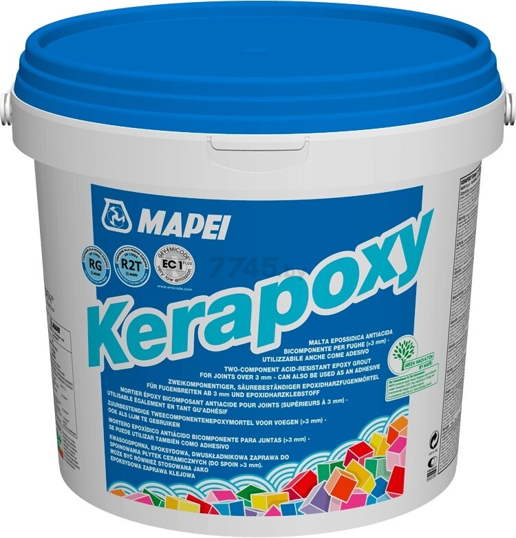 Фуга эпоксидная MAPEI Kerapoxy 112 серый 2 кг (4511202)