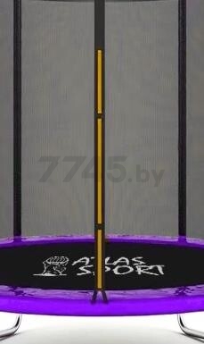 Батут ATLAS SPORT D140 - 4,5ft с защитной сеткой (на пружинах) Purple - Фото 4