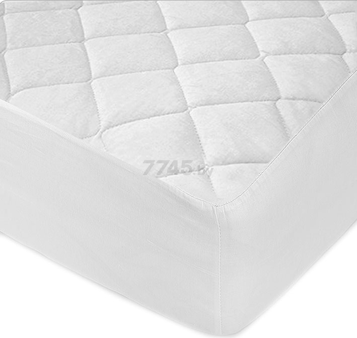 Наматрасник VEGAS Protect Cotton Dream S1 белый 160х200 см