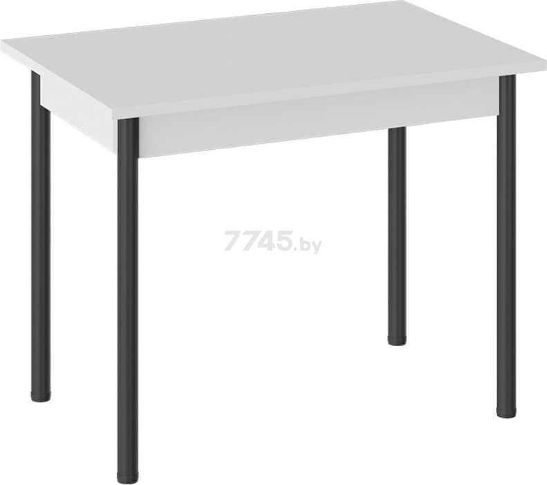 Стол кухонный ТРИЯ Родос Тип 1 белый/черный 95х64х75 см (102683)