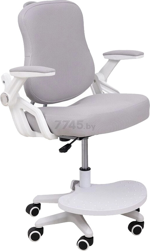 Кресло компьютерное AKSHOME Swan ткань серый (84771)