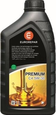 Моторное масло 5W30 синтетическое EUROREPAR Premium C4 1 л (1635765680)