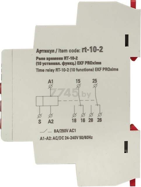 Реле времени RT-10-2 EKF PROxima (rt-10-2) - Фото 4