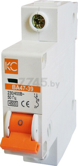 Автоматический выключатель КС ВА 47-39 1P 16A C 4,5кА (80113)