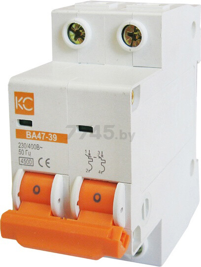 Автоматический выключатель КС ВА 47-39 2P 40A C 4,5кА (80414)