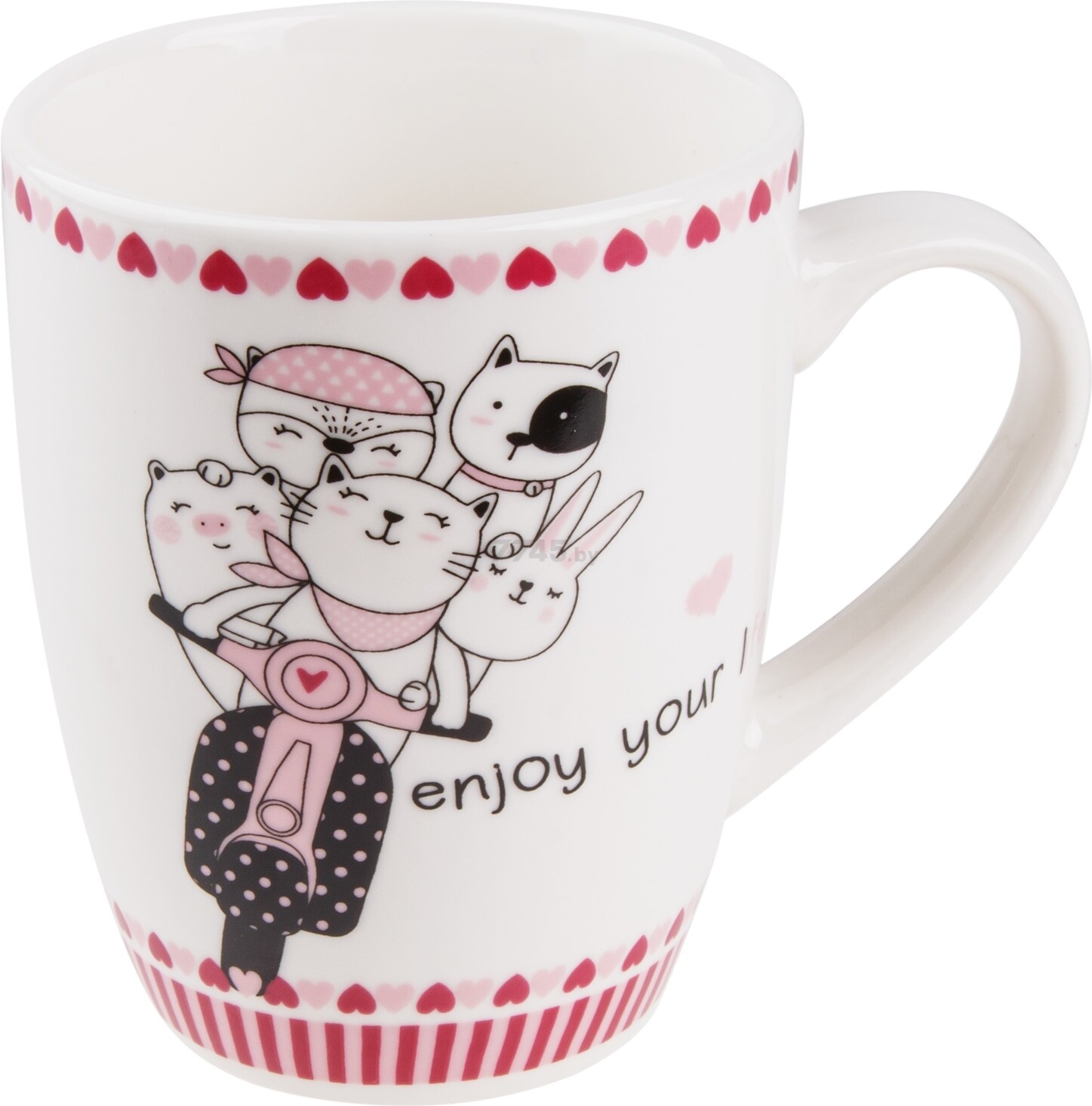 Кружка керамическая PERFECTO LINEA Love Kitty-4 360 мл (30-063014)