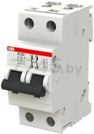 Автоматический выключатель ABB M202-63 2P 63A 15кА (2CDA282799R0631)