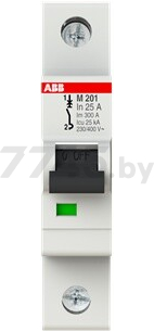 Автоматический выключатель ABB M201-25 1P 25A 25кА (2CDA281799R0251) - Фото 2