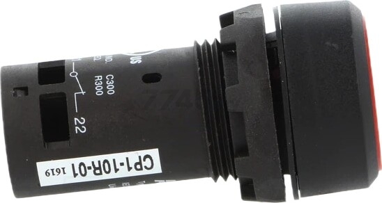 Кнопка CP1-10R-01, красная, без фиксации, 1NC, 1A, IP66, пластик, 22mm (1SFA619100R1041) - Фото 6