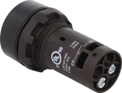 Кнопка CP1-10B-10, черная, без фиксации, 1NO, 1A, IP66, пластик, 22mm (1SFA619100R1016) - Фото 3