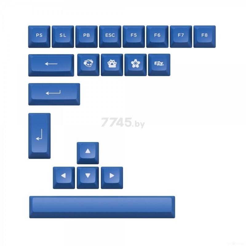 Клавиатура игровая AKKO 3098N Blue&White 3 Modes TTC Honey Switch (1746140) - Фото 10
