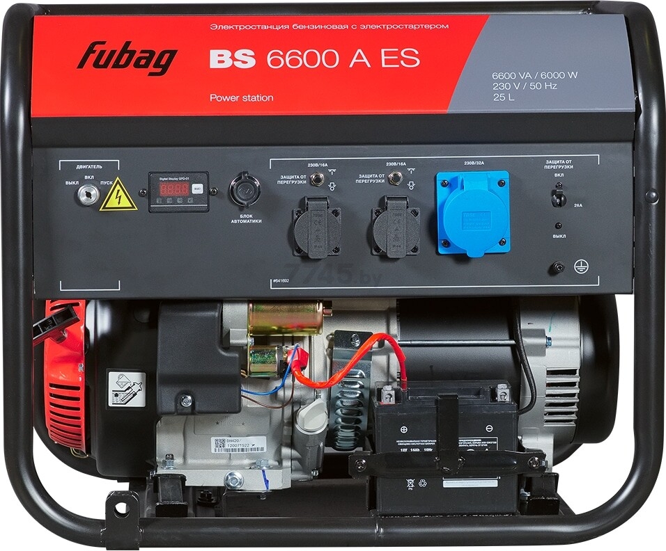 Генератор бензиновый FUBAG BS 6600 A ES (641692) - Фото 2
