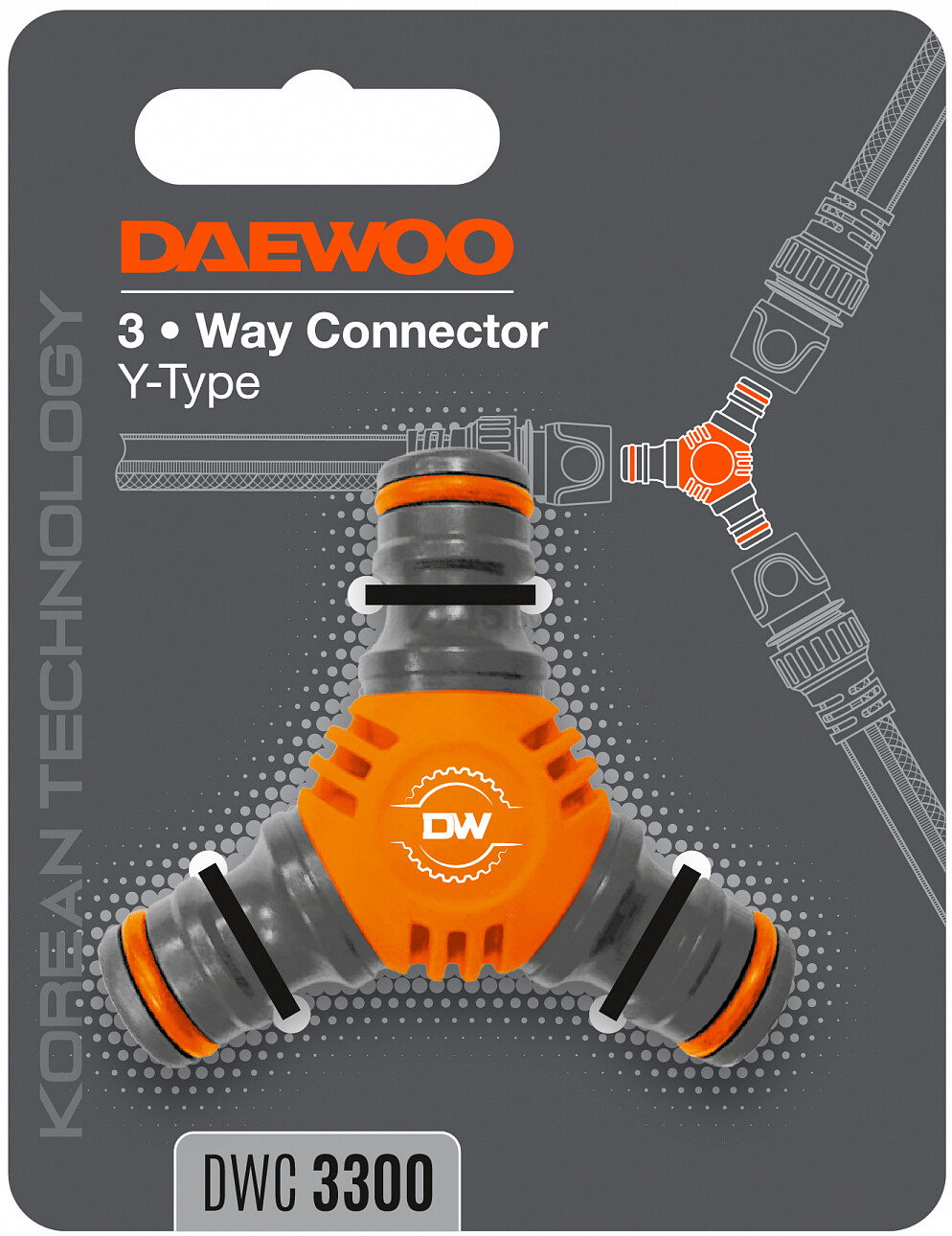 Коннектор 3/4" - 1/2" DAEWOO POWER DWC 3300 - Фото 3
