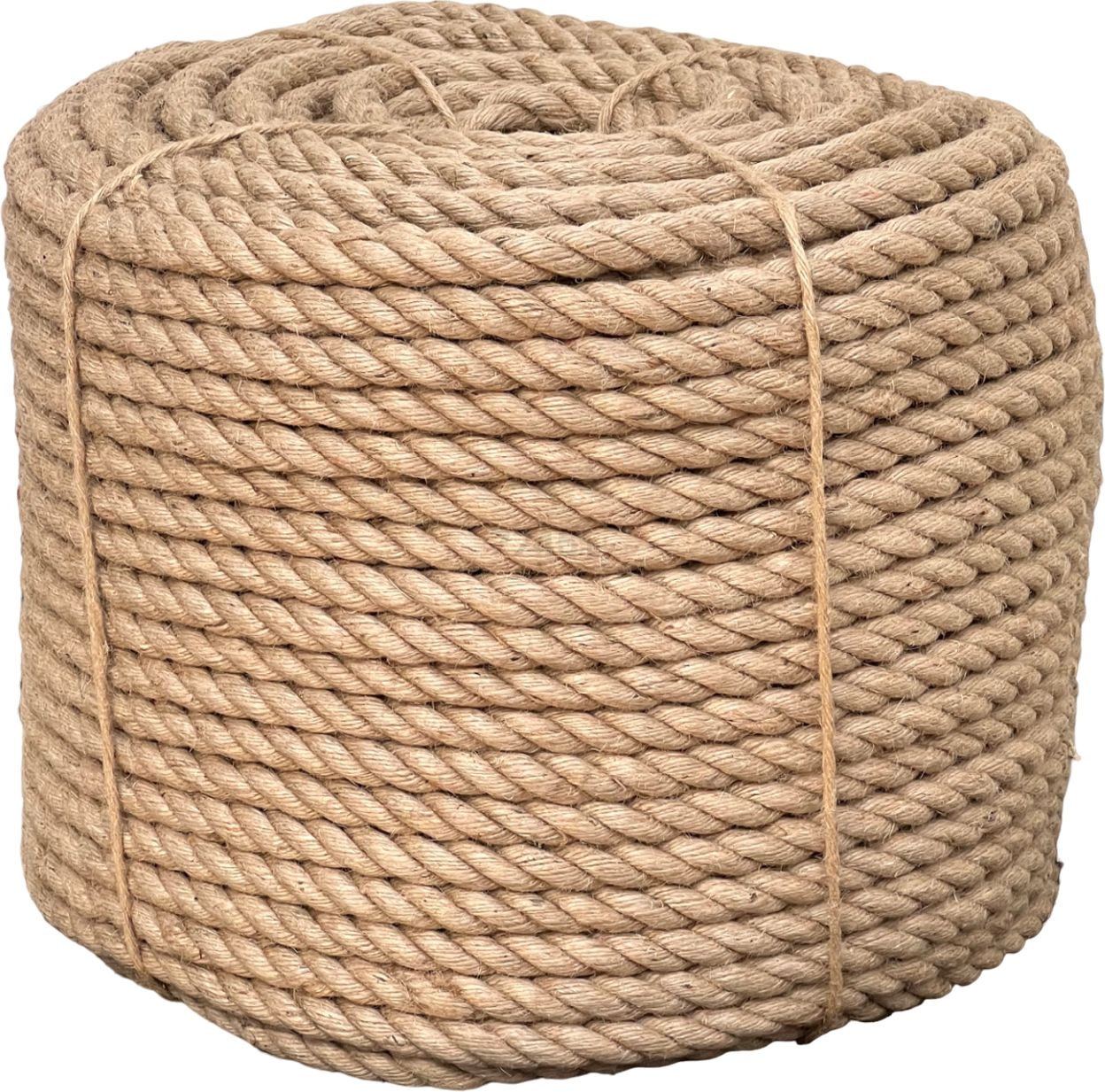 Канат джутовый TRUENERGY Rope Jute Soft Hessian 12 мм х 25 кг (12693) - Фото 6