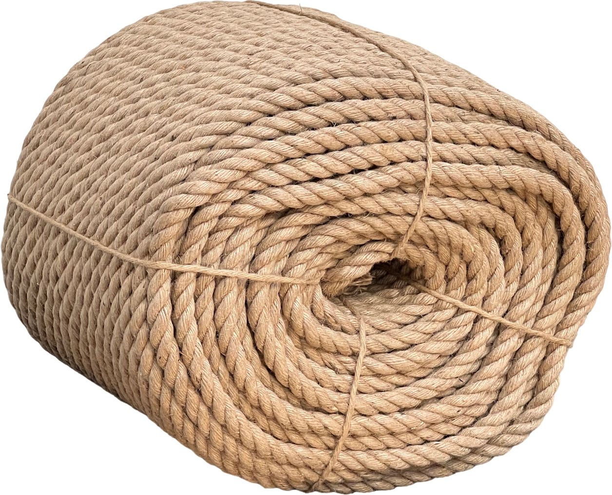 Канат джутовый TRUENERGY Rope Jute Soft Hessian 18 мм х 25 кг (12696) - Фото 2