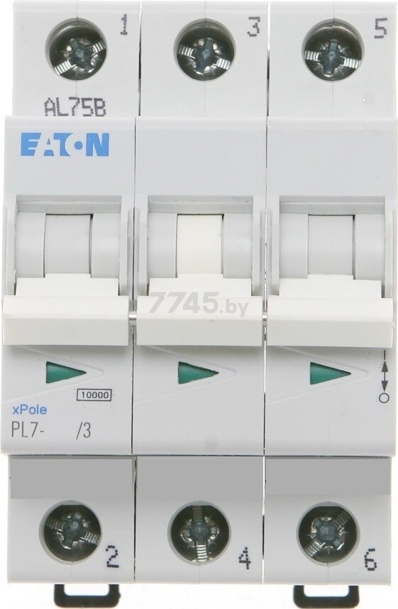 Автоматический выключатель EATON PL7 3P 1A B 10кА (165112)