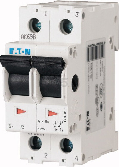 Выключатель нагрузки EATON IS-20/2 2P 20A 12,5кА (276259)
