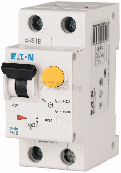 Дифавтомат EATON PFL6 C32 1P+N тип АС 30мА (286470)