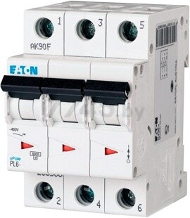 Автоматический выключатель EATON PL6 3P 40A C 6 (286605)