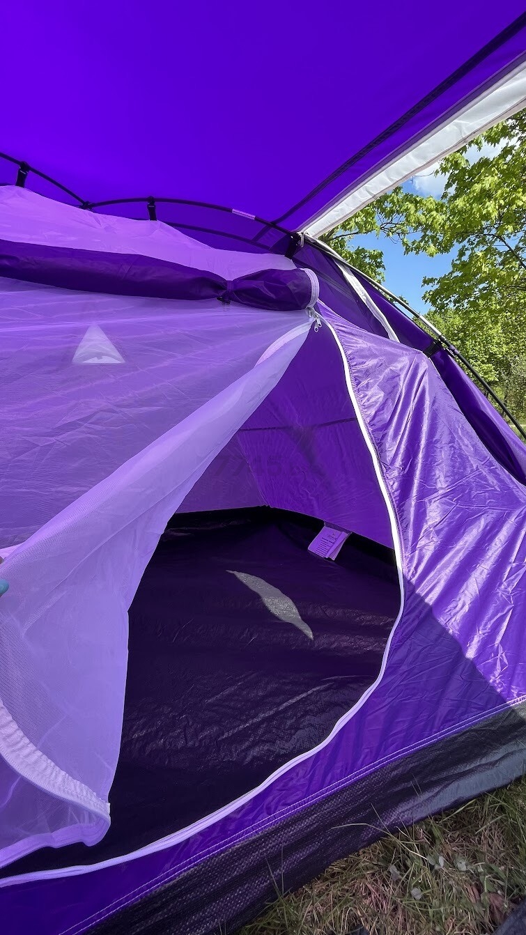 Палатка CALVIANO Acamper Monsun 4 Purple - Фото 17