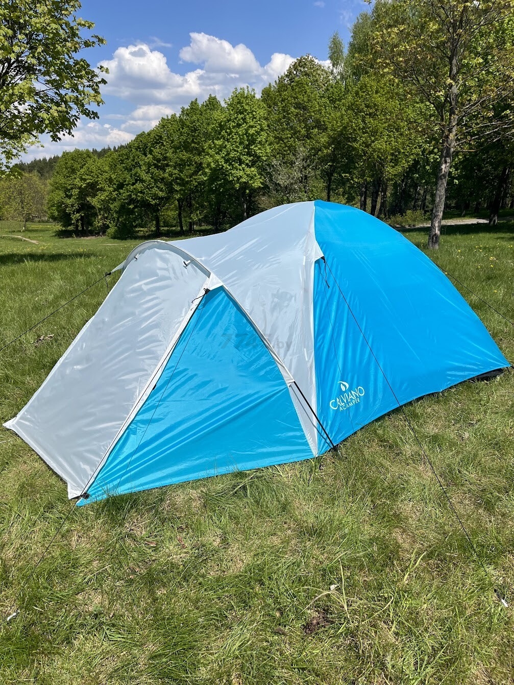 Палатка CALVIANO Acamper Acco 4 Turquoise - Фото 15