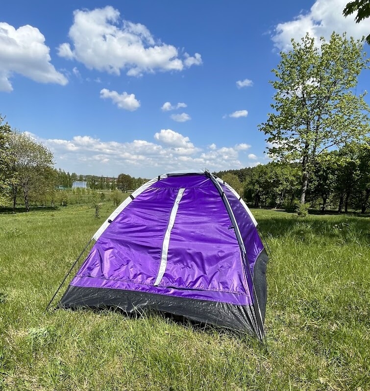 Палатка CALVIANO Acamper Domepack 2 Purple - Фото 11