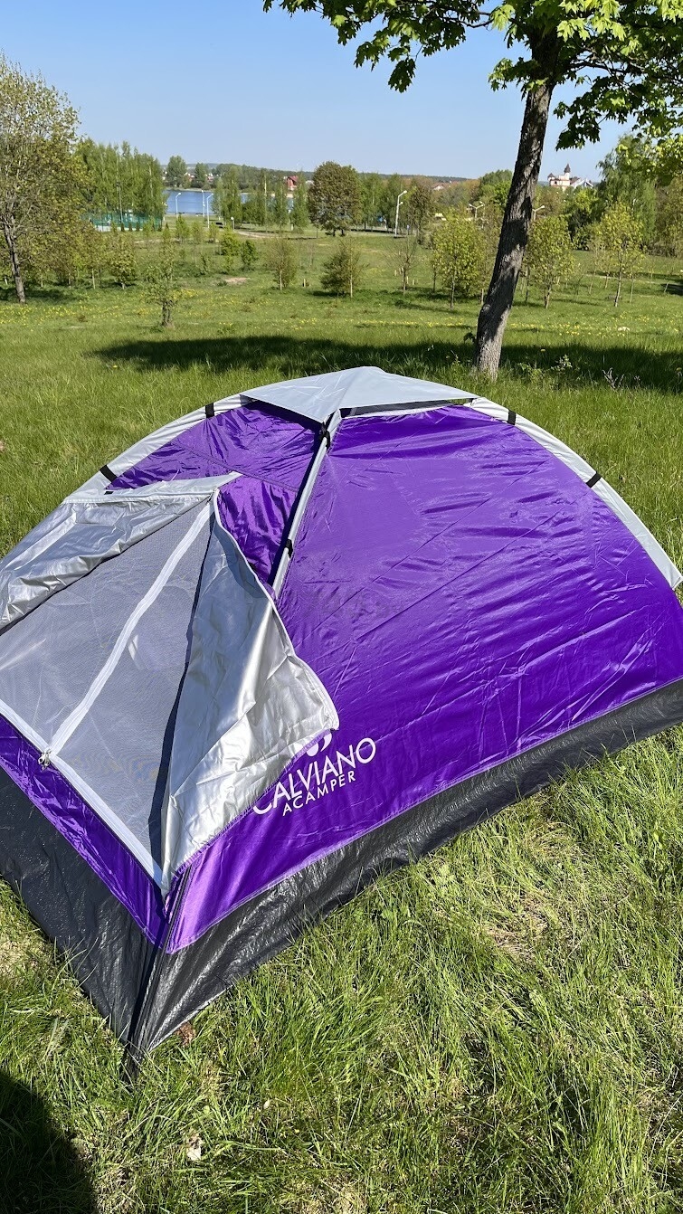 Палатка CALVIANO Acamper Domepack 2 Purple - Фото 12