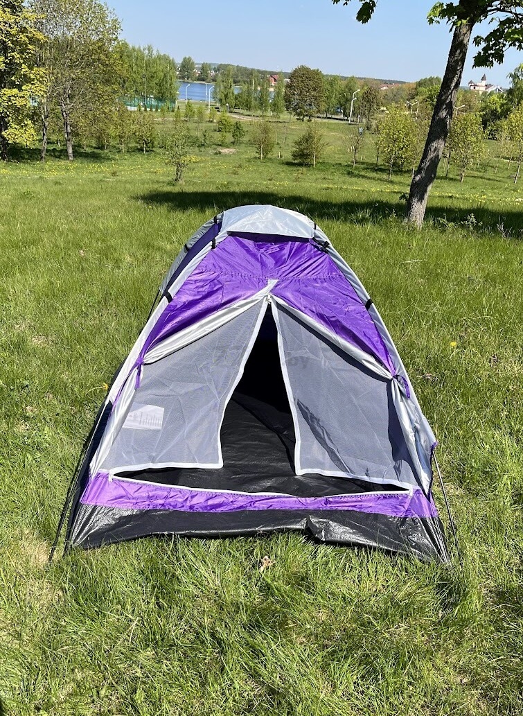 Палатка CALVIANO Acamper Domepack 2 Purple - Фото 13
