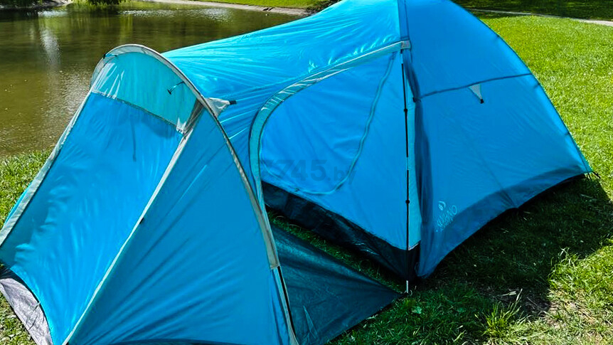Палатка CALVIANO Acamper Monsun 3 Turquoise - Фото 8
