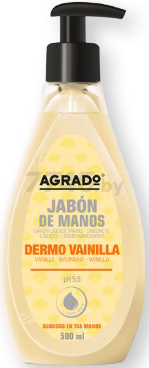 Мыло жидкое AGRADO Ваниль 500 мл (8433295041809)