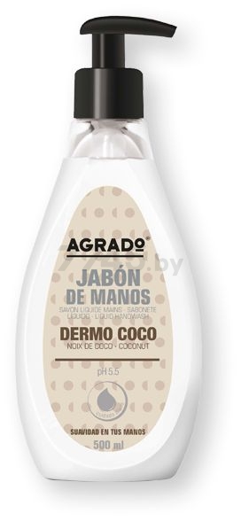 Мыло жидкое AGRADO Кокос 500 мл (8433295041793)