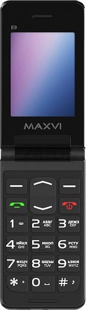 Мобильный телефон MAXVI E 9 черный - Фото 3