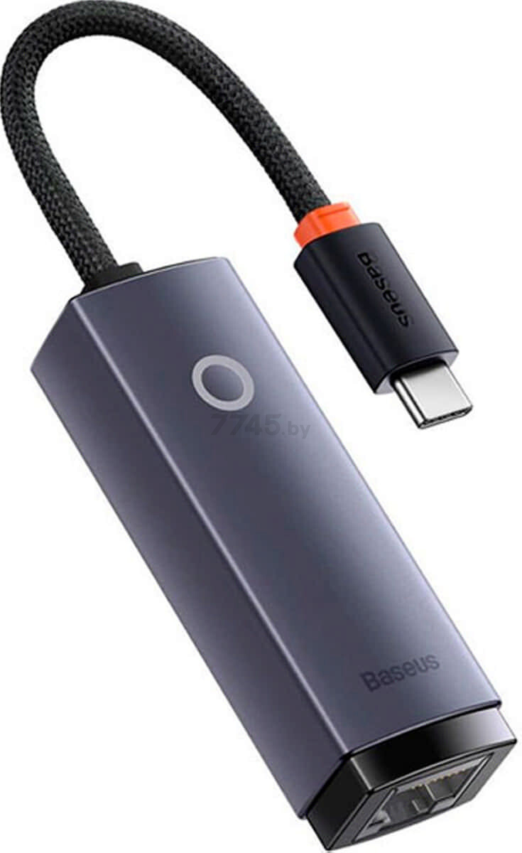 Сетевой адаптер BASEUS Lite Series Ethernet Adapter Type-C to RJ45 LAN 100 Mbps (WKQX000201) - Фото 2