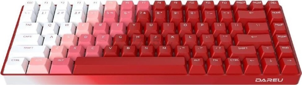 Клавиатура механическая беспроводная DAREU A84 Flame Red - Фото 3