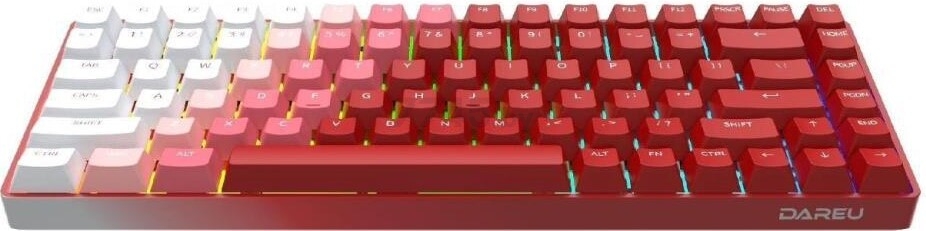 Клавиатура механическая беспроводная DAREU A84 Flame Red - Фото 2