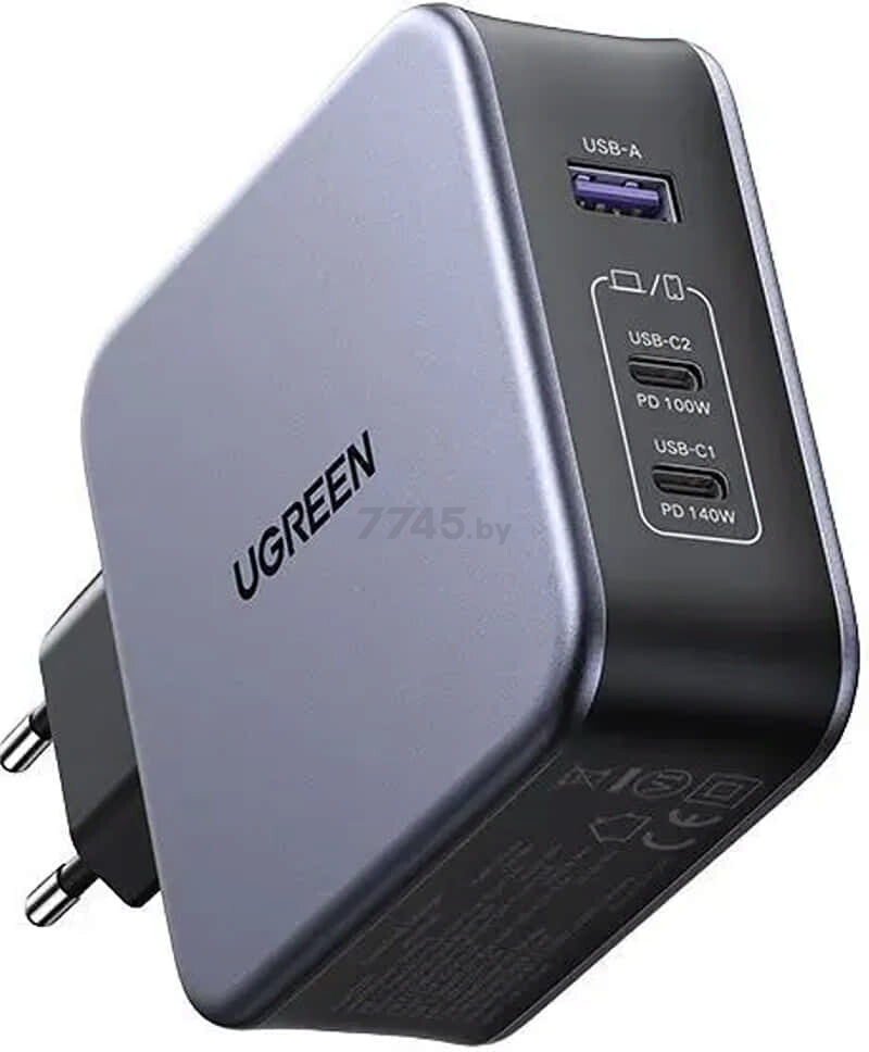 Сетевое зарядное устройство UGREEN CD289 с кабелем USB-C (90549) - Фото 2