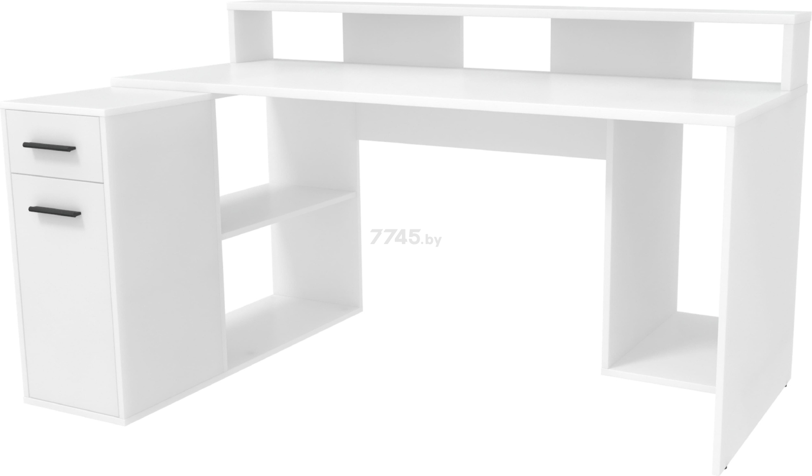 Стол компьютерный ИНТЕРЛИНИЯ Skill-2 белый 160х100х92,2 см