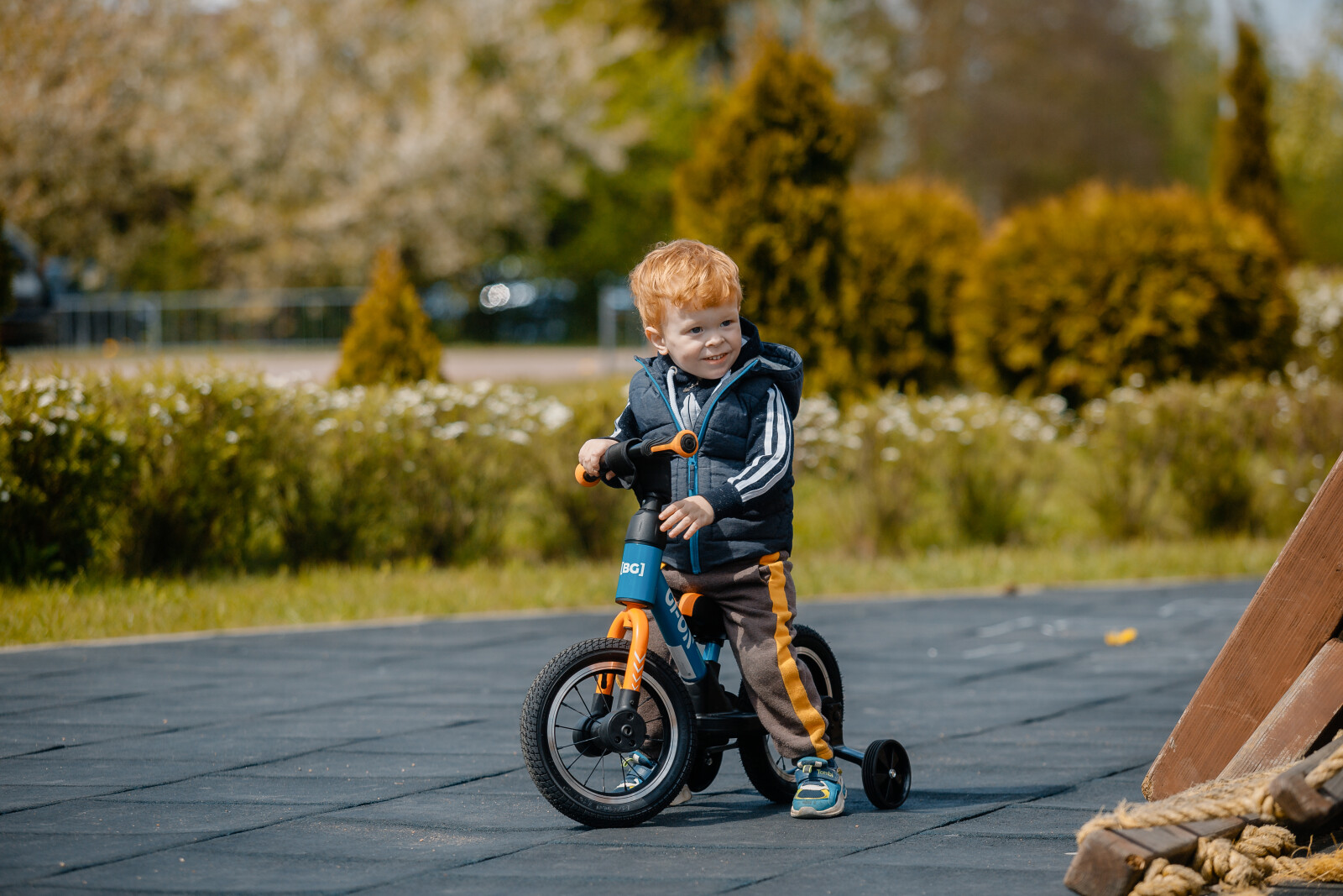 Велосипед-беговел детский BUBAGO Gi-On Khaki/Хаки (BG-111-2) - Фото 11