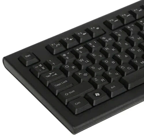 Комплект клавиатура и мышь A4TECH 3000NS Black - Фото 6