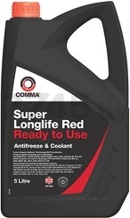Антифриз G12 красный COMMA Super Longife Red 5 л (SLC5L)