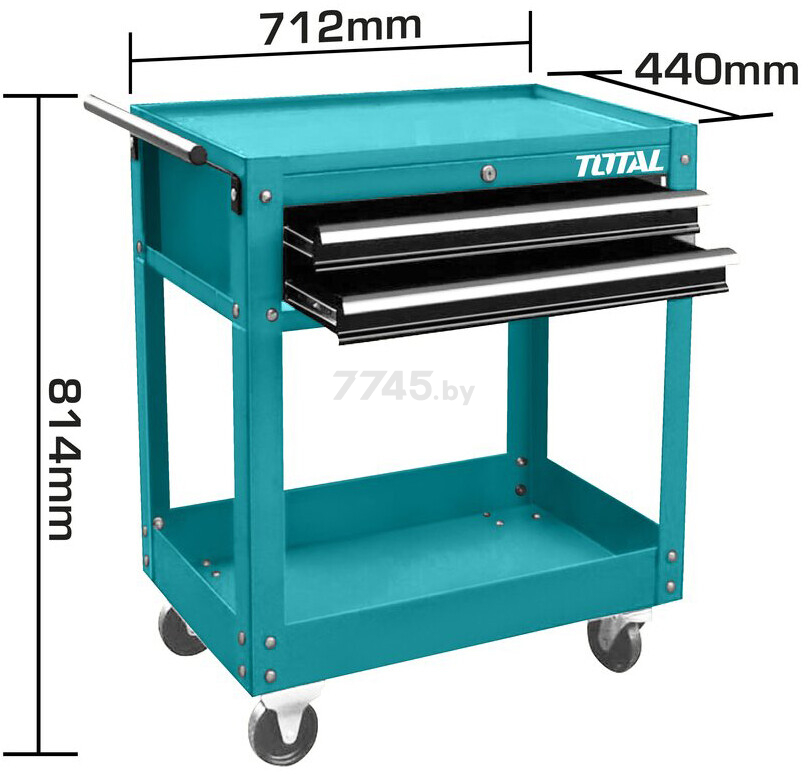 Тележка инструментальная TOTAL (THPTC201) - Фото 3